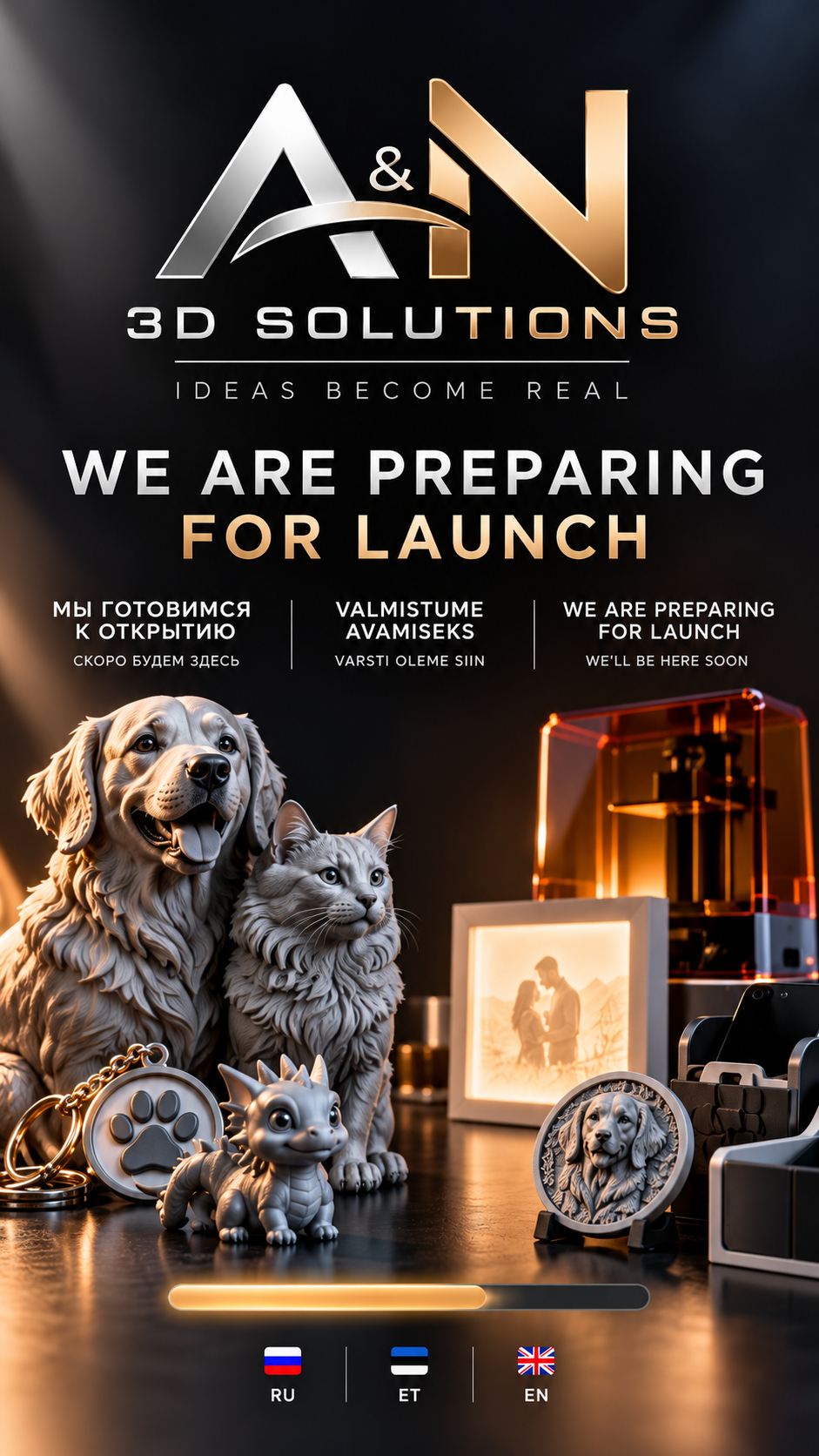 A&N 3D Solutions — We are preparing for launch